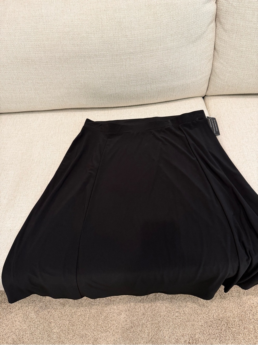 Investments Black A-Line Skirt